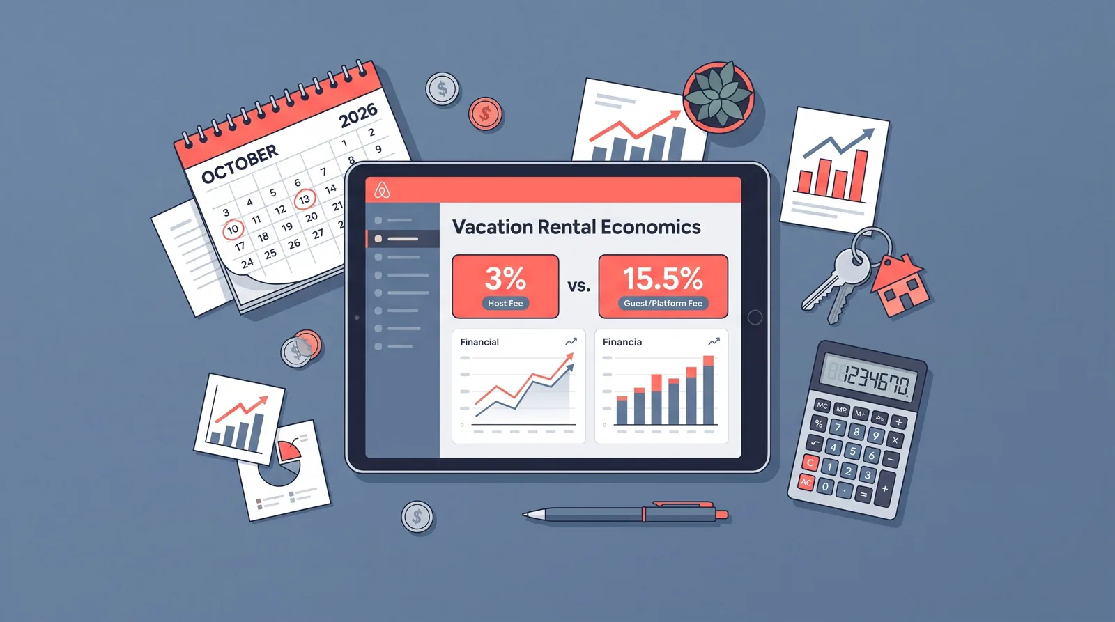 Nuove Commissioni Airbnb infografica 